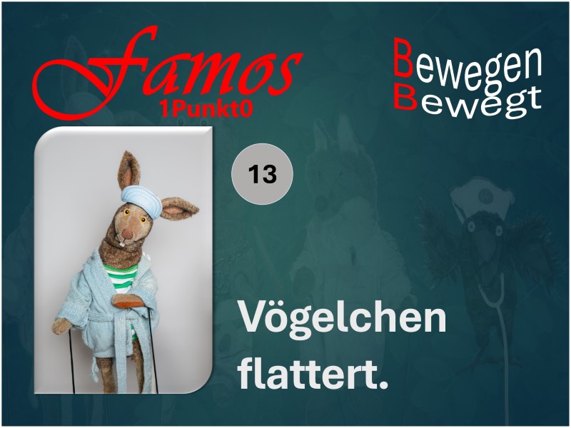 13 Vögelchen flattert - eine Turnübung