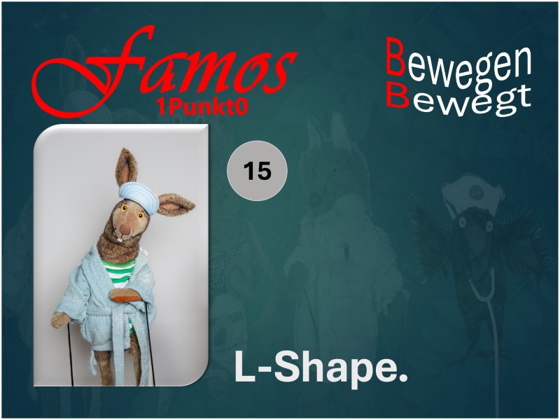 Das Symbolbild zeigt die Turnübung L-Shape