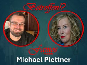 Die Abbildung zeigt den ersten Gast der Videoserie "Betrogffen": Michael Plettner